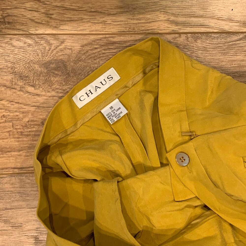 CHAUS Mustard Pants Size 16